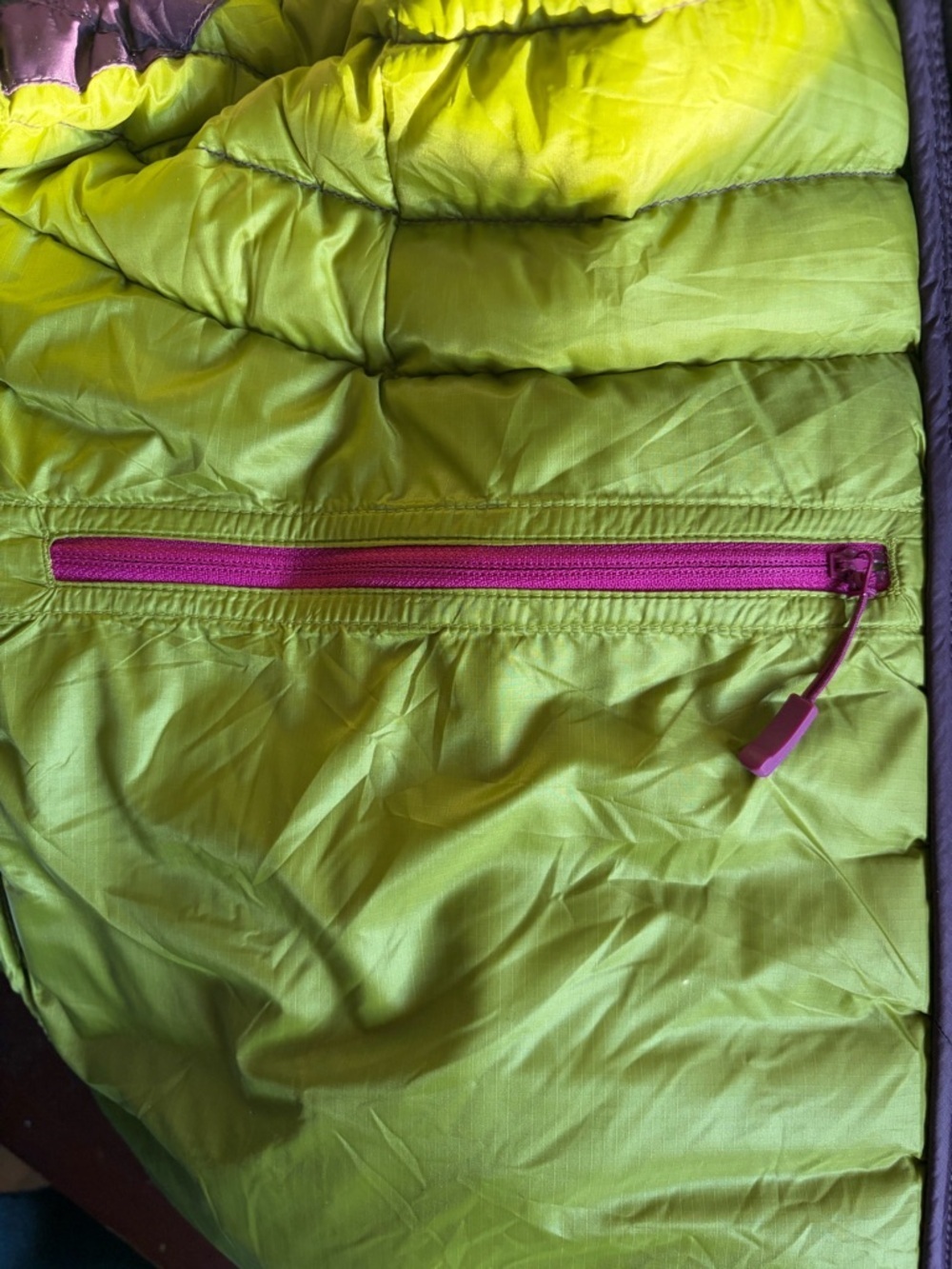 Rab Microlight Lightweight Down Vest Purple Women’s Medium Packable - Picture 7 of 9